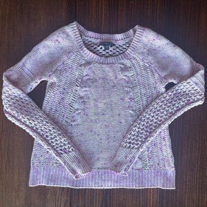 American Eagle Fishnet Back Sweater
